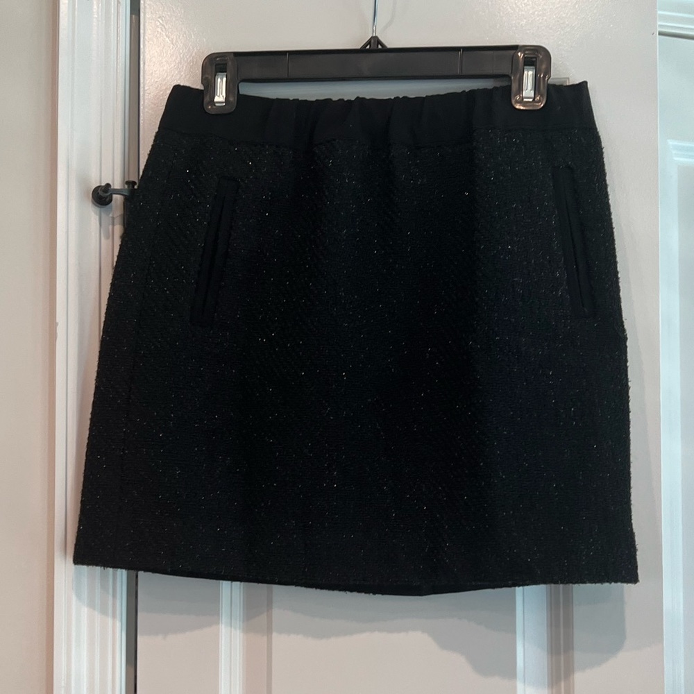 Loft Black Skirt (with silver sparkle)